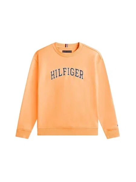 Mikina Tommy Hilfiger oranžová