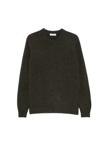 Sweter Kangra wełniany brązowy