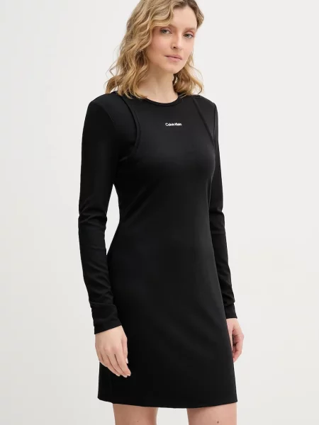 Calvin Klein Jeans rochie negru