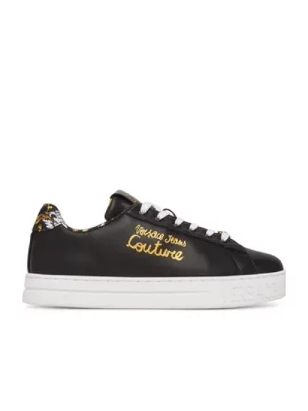 Sneakersy Versace skórzane czarne