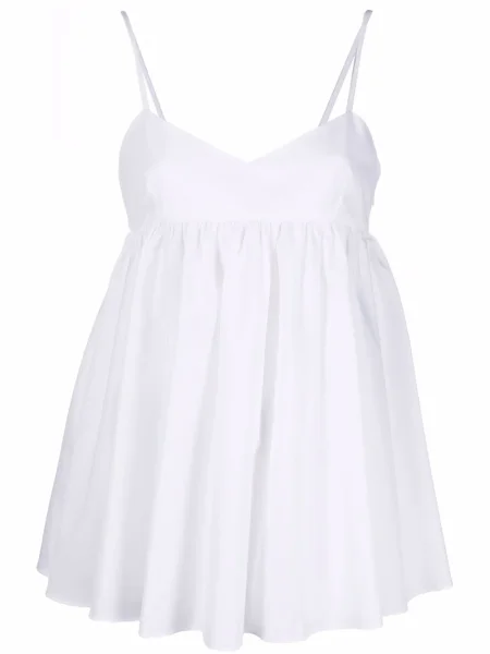 Cu peplum top Aspesi alb