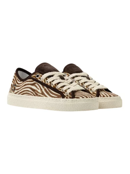 Sneakersy D.a.t.e. brązowe