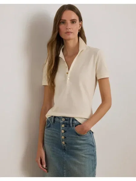 LAUREN RALPH LAUREN Tricou polo bej