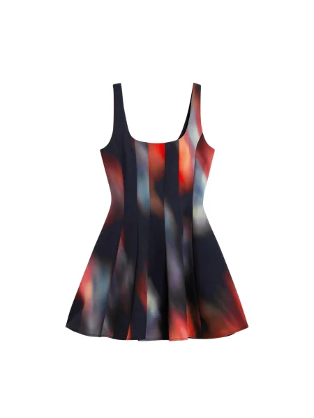 Desigual Rochie gri / roșu negru