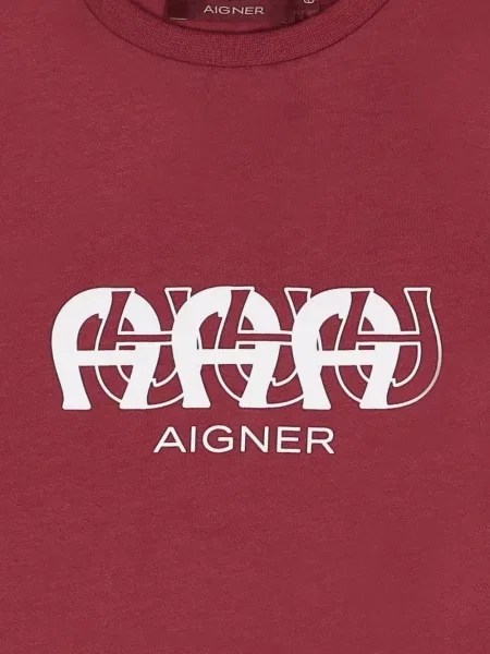 Dětské tričko Aigner červené