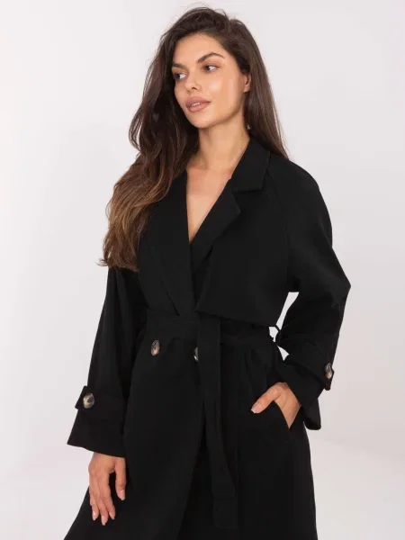 Palton Rue Paris negru
