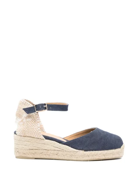 Cropp espadrile Castaner cu bretele albastru