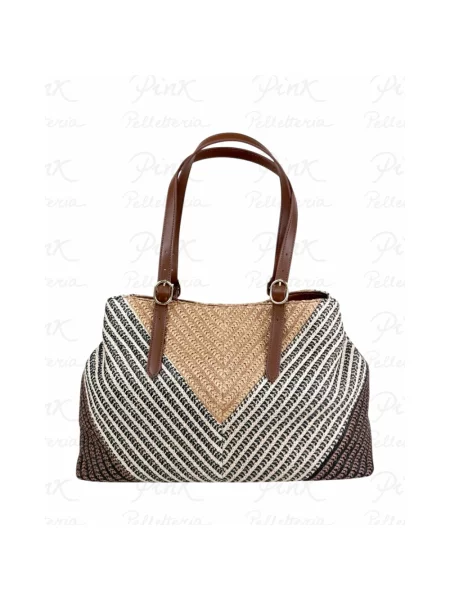 Twinset Torebki Kobieta Wielobarwność ONE SIZE Milano Tote brązowa