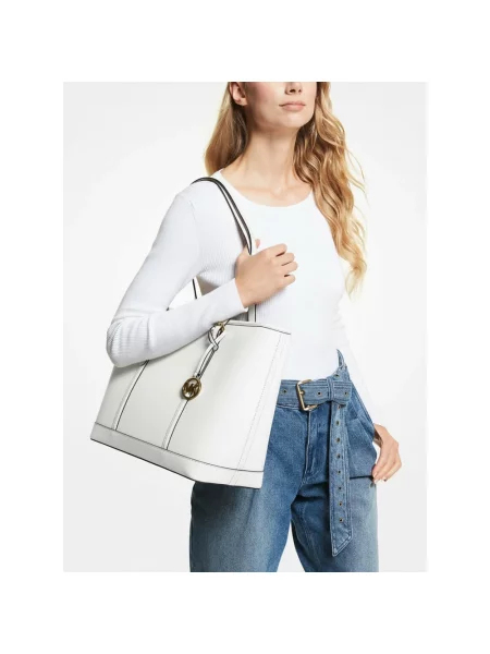 Zegarek Michael Kors skórzany biały