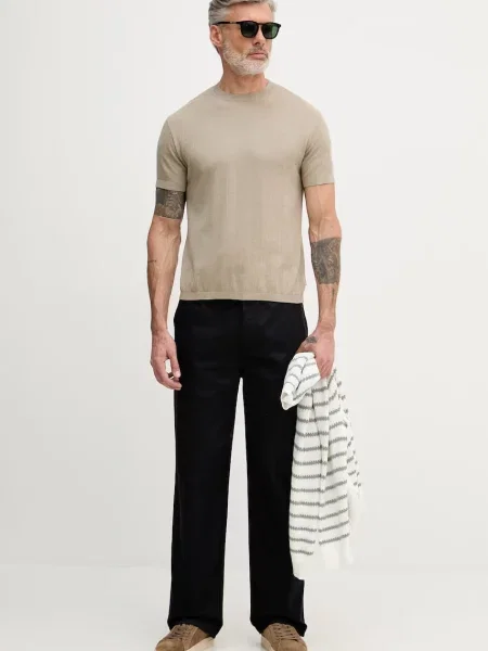 Armani Exchange kratka majica bež