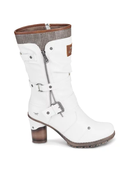 Pantofi Mustang alb