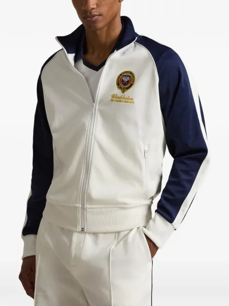 Șapcă Polo Ralph Lauren de mătase cu dungi cu cataramă albastru