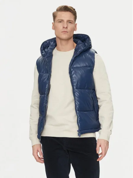 Save The Duck Vestă elegantă Bleumarin