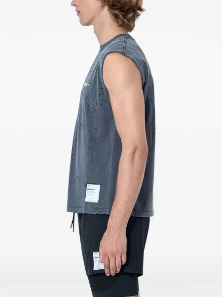 Tricou Satisfy zdrențuiți gri