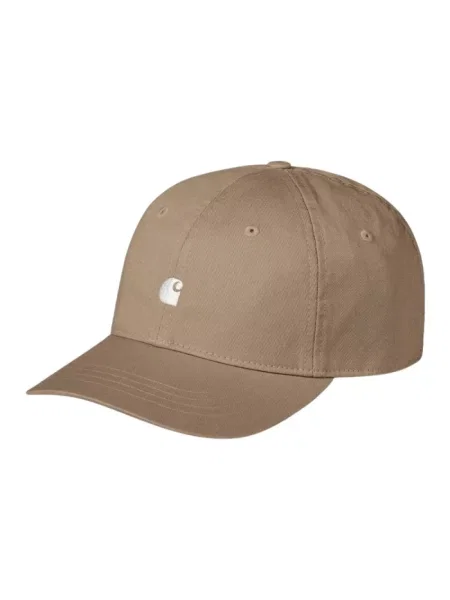 Carhartt WIP czapka z daszkiem Madison Logo Cap brązowy beżowa