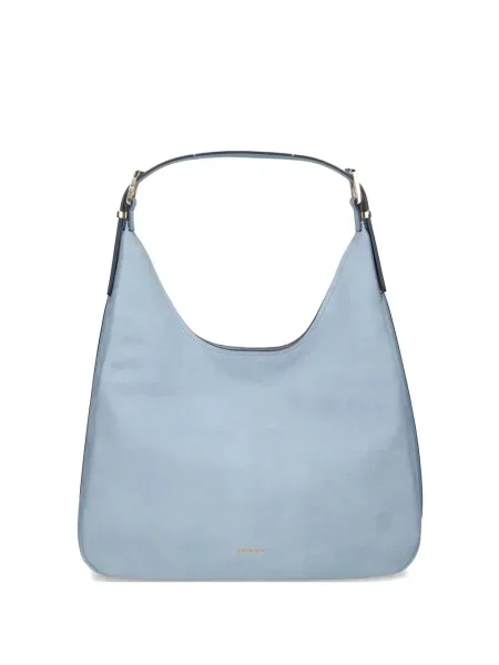 Body Michael Michael Kors mini cu autograf din piele albastru