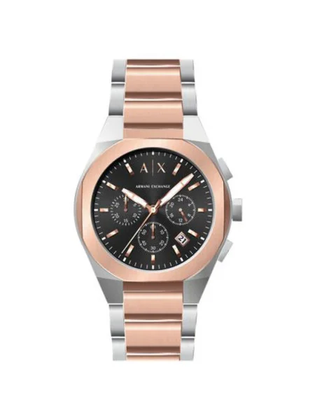 ARMANI EXCHANGE Analóg órák rózsaszín arany / fekete / ezüst fehér