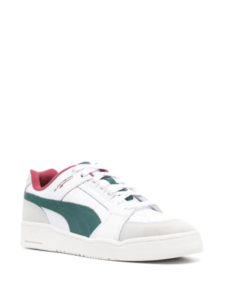 Iš natūralios odos sportbačiai Puma Suede balta
