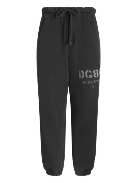Pantaloni Dolce & Gabbana cu dungi alergare gri