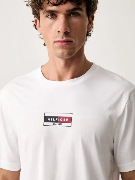 Tommy Hilfiger тениска мъжка от бяло