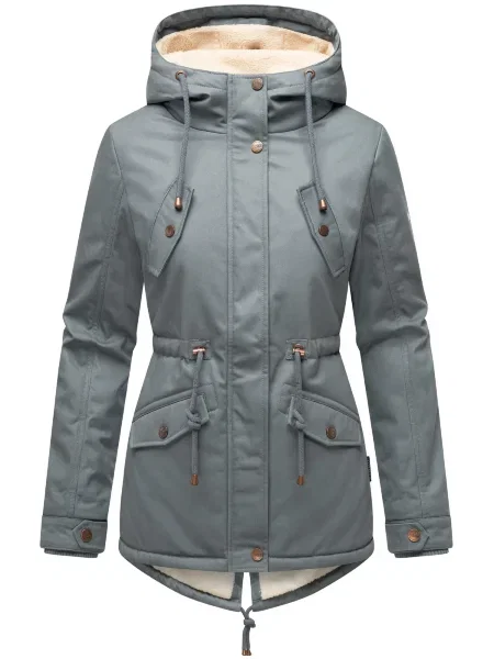 MARIKOO Zimska jakna Manolya golobje modra