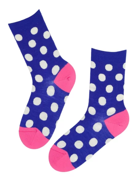 Sokisahtel Șosete DOTS merino wool socks' albastru