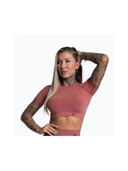 Бесшовная спортивная футболка Gym Glamour