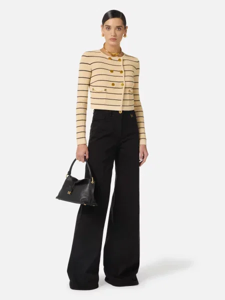Джинсы Elisabetta Franchi черные