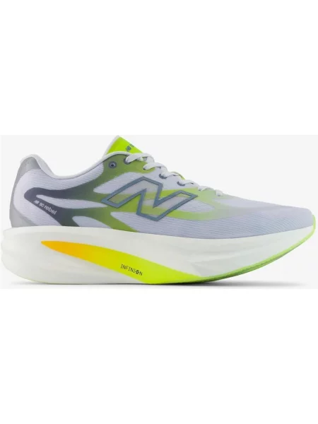 Buty do biegania New Balance SuperComp Rebel v1 zielony limonkowy jasnoszary 40 biały