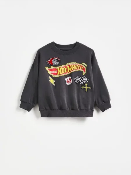 Reserved Hanorac din Hot Wheels gri-închis gri
