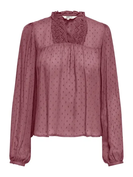 ONLY Bluză ONLGeza pal roz