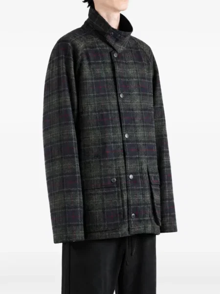 Geacă Barbour de lână albastru