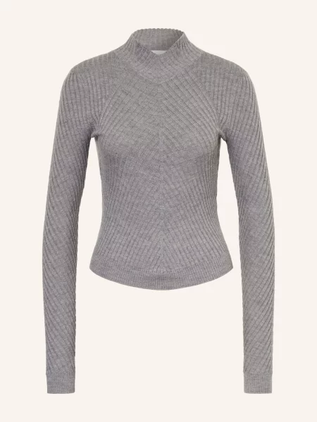 Victoria Beckham Svetry Z Merino Vlny šedá