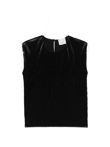 Top Forte_forte fără mâneci negru