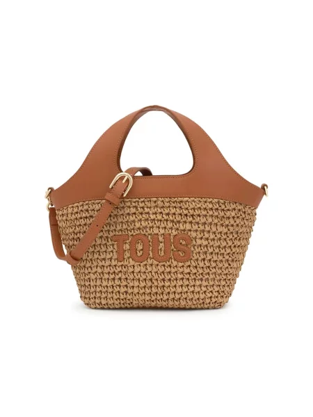 Tous torebka LIRIO RAFIA brązowy