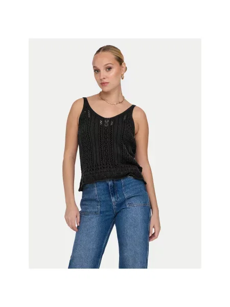 ONLY Топ Lyzet Regular Fit чорний