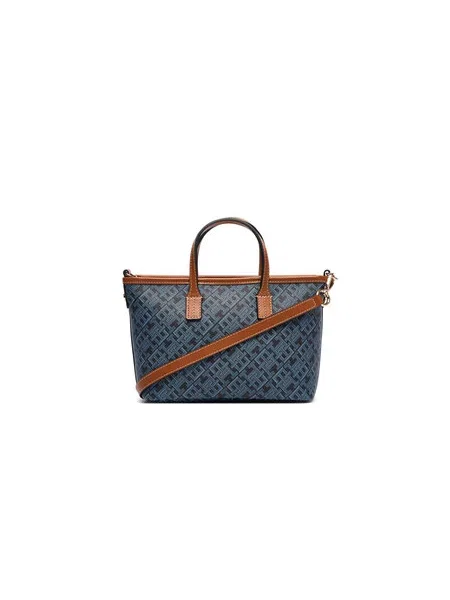 Torbica Tommy Hilfiger Th Monoplay Mini Tote Corp Tamnoplava