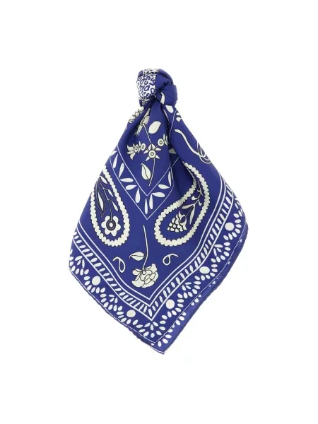 Szal Alberto Biani niebieska