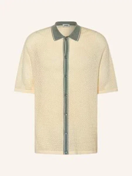 Drykorn Úpletová Košile Dantte Relaxed Fit režná / olivová