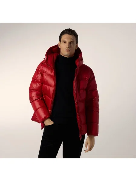 Reserved Pehelybélésű steppelt dzseki piros