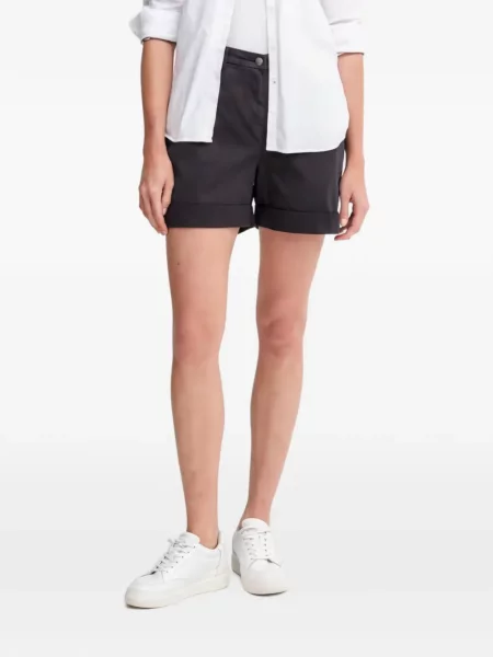 Pantaloni scurți Barbour cu talie înaltă albastru