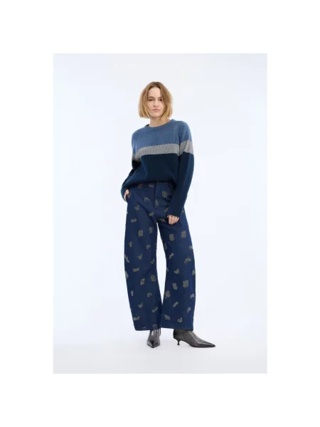 Sweter Munthe niebieski
