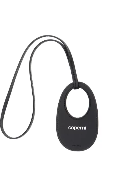 Colier Coperni din piele negru