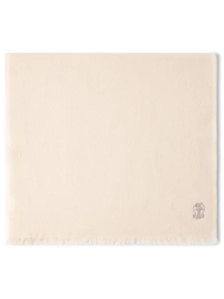 Fular Brunello Cucinelli cu broderie