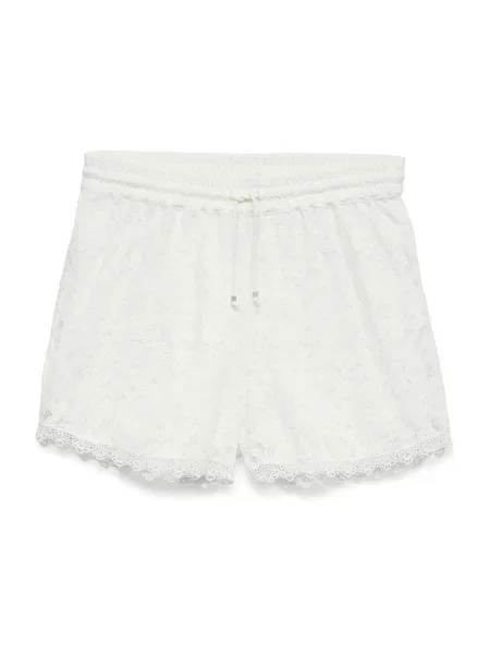 VERO MODA Pantaloni VMHoney' alb