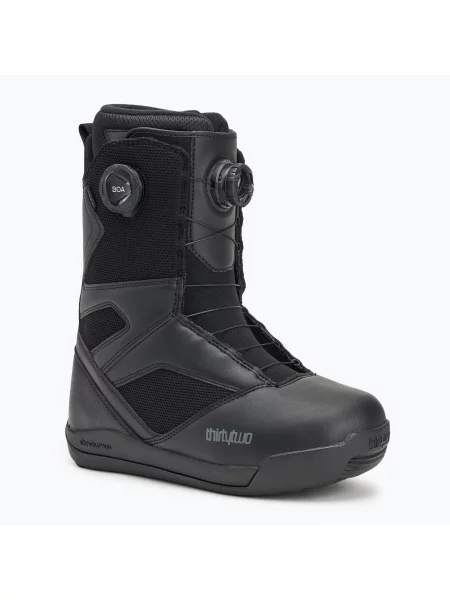 Férfi snowboard cipő ThirtyTwo Stw Double Boa black/black Stw Double Boa fekete