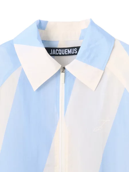 Pruhovaná bunda Jacquemus modrá