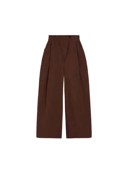 Scalpers Pantaloni burgundy roșu