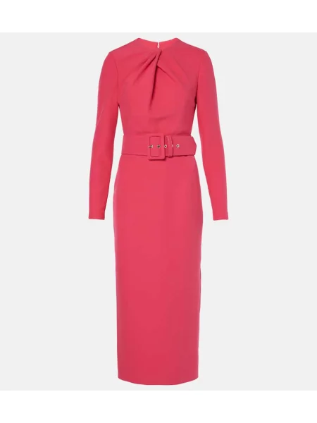 Rochie midi Safiyaa până la genunchi de costum roz