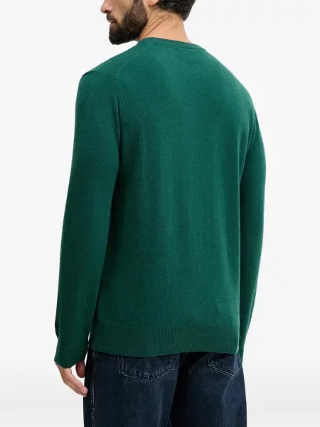 Pulover Mc2 Saint Barth cu broderie verde